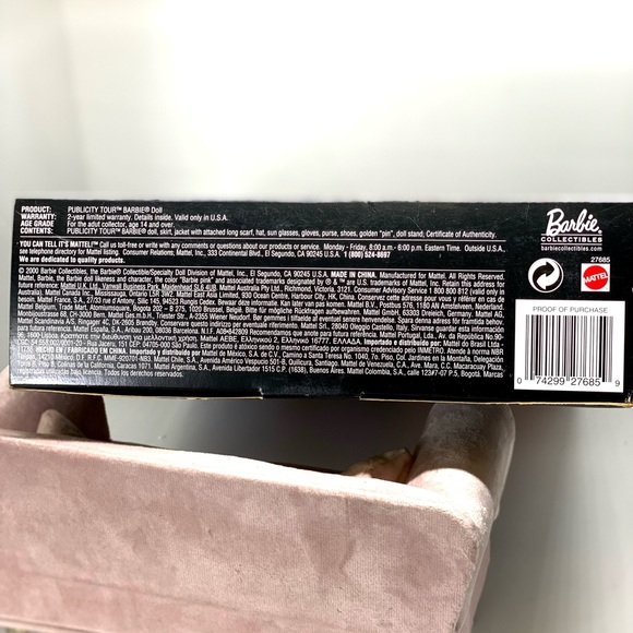 Publicity Tour Barbie💥2000~NIB💥Hollywood Movie Star Collection 4th in Series - Picture 4 of 15